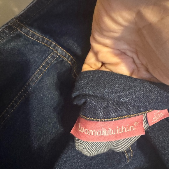 CASUAL DENIM SLEEVELESS TOP and/or VEST PLUS"  22      #D - Picture 6 of 8